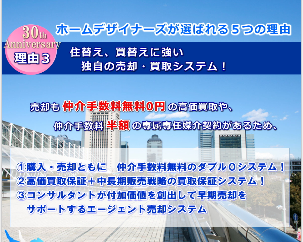 住み替えに、買い替えに強い独自の売却・買取システム。購入・売却ともに　仲介手数料無料のダブル０システム