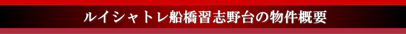 ルイシャトレ船橋習志野台の物件概要