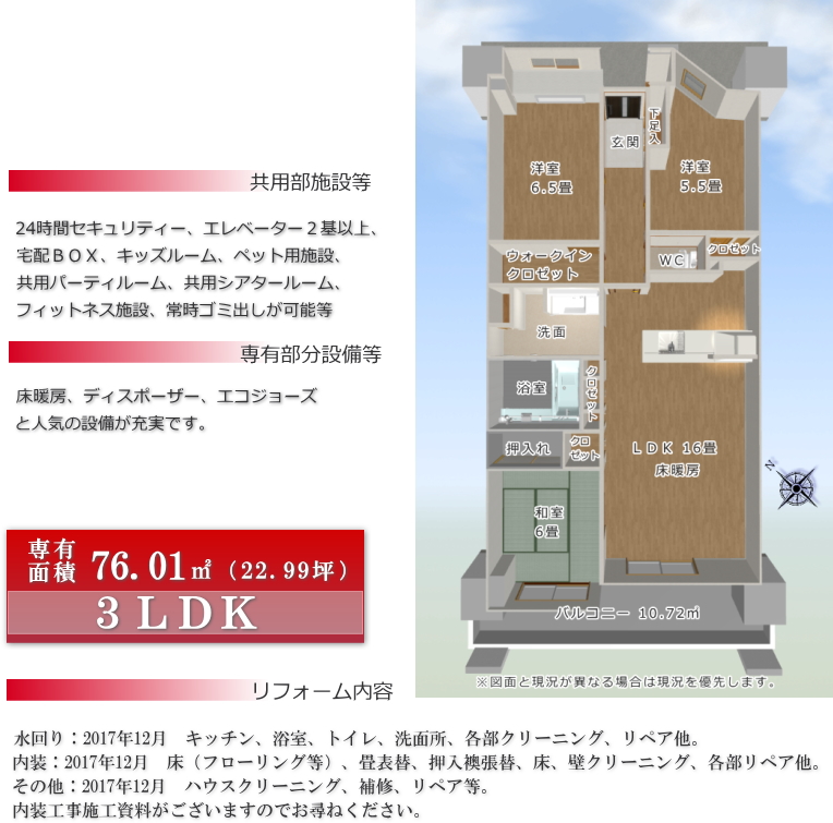 サンクタス稲毛海岸ベラコスタの特徴と間取り詳細