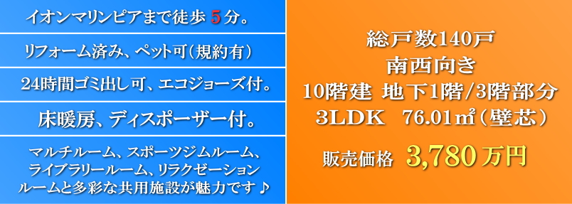 千葉市美浜区高洲４丁目の特徴